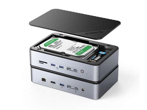 Orico Usb C Hub With Dual Hard Drive Enclosure In Usb C Docking