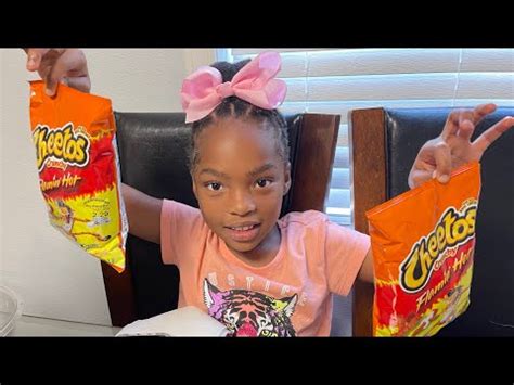 FLAMMIN HOT CHEETOS CHALLENGE WHO CAN EAT ENTIRE BAG OF HOT CHEETOS FASTER YouTube