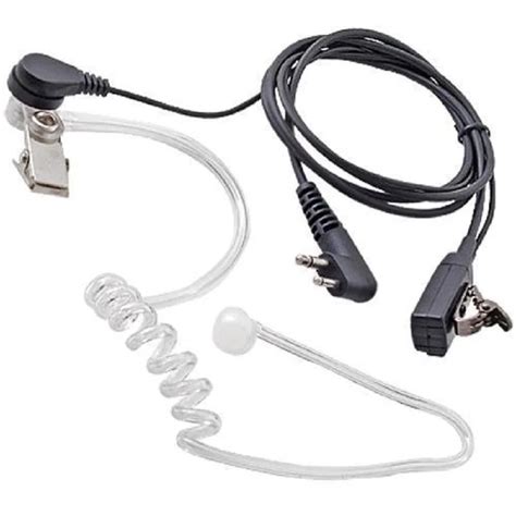 Hys Clear Tube Anti Radiation Security Headset Earphone Earpiece For