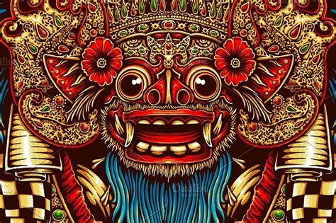 Barong Mask Art Prints Art Barong