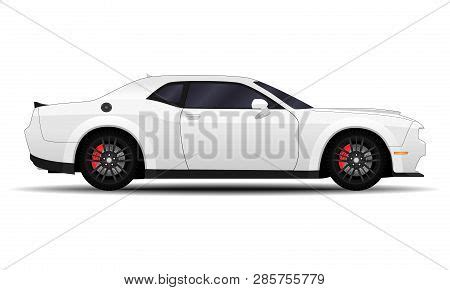 Realistic Car. Muscle Vector & Photo (Free Trial) | Bigstock