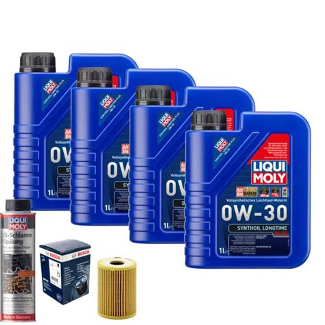 Motor L W Liqui Moly Synthoil Longtime Plus L Bosch Lfilter