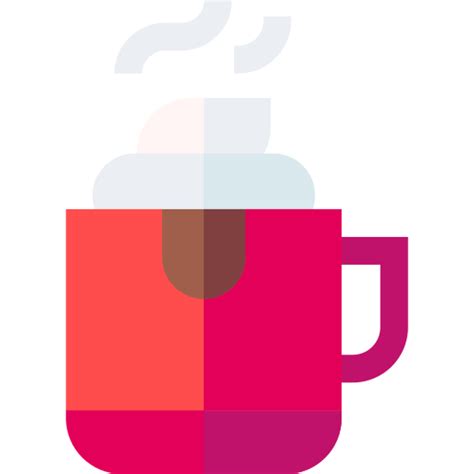 Hot Cocoa Basic Straight Flat Icon