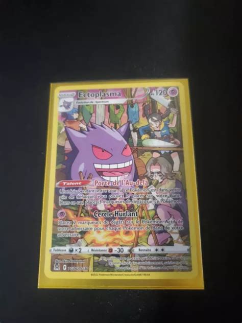 Carte Pok Mon Ectoplasma Full Art Eb Origine Perdue Tg Tg Fr Neuf