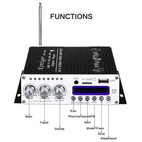 Robolife USB Kentiger V10 Bluetooth HiFi Stereo Super Bass Audio Power