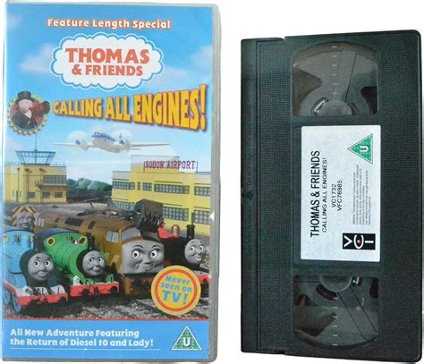 Thomas Friends Calling All Engines Vhs Michael Angelis Amazon