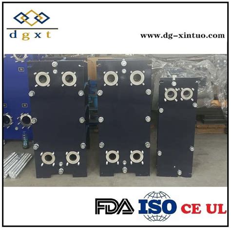 Marine Seawater Heating And Cooling Nbr Gasket Titanium Plate Heat