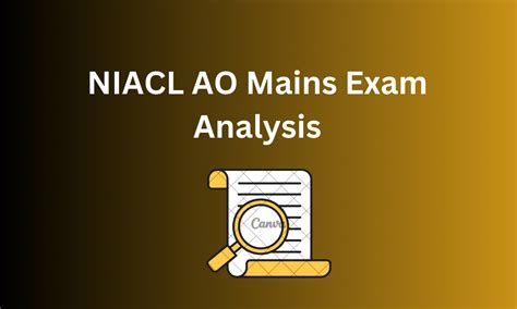 Niacl Ao Mains Exam Analysis 2023 8th Oct Good Attempts