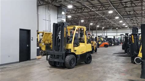 2016 Hyster H90ft 9000lb Pneumatic Lpg Forklift Stk 9792 Youtube