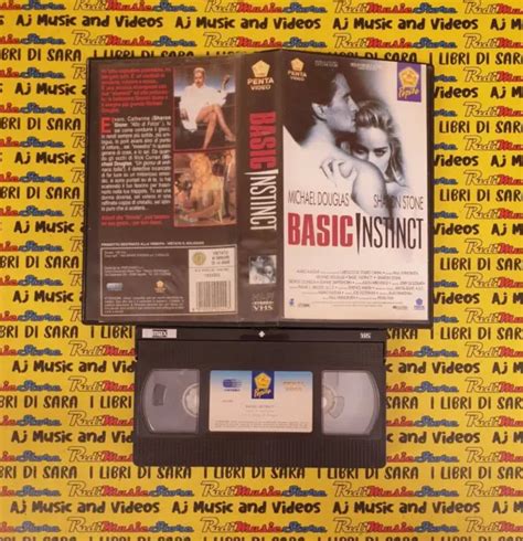 Vhs Film Basic Instinct Michael Douglas Sharon Stone Penta Pepite