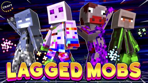 Lagged Mobs By The Craft Stars Minecraft Skin Pack Minecraft