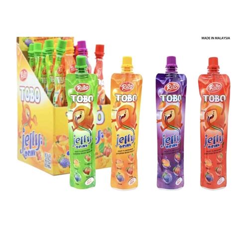 Rico Tobo Jelly Drink 24pcs Berperisa Buah Buahan Halal Shopee Malaysia