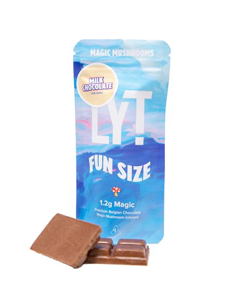 LYT FUN SIZE MAGIC MUSHROOM MILK CHOCOLATE Limited Edition 420