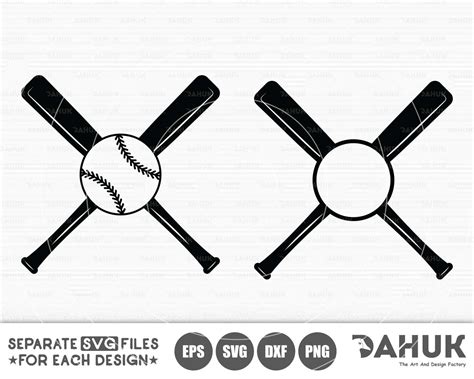 Baseball Bat Svg Baseball Bat Eps Dxf Svg Cuts Svg File