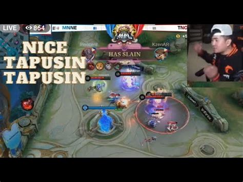 Zapnu Reaction Tnc Vs Minana Evos Game Bentong Ano Yang Ginagawa