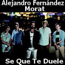 Se que te duele - Song Lyrics and Music by Alejandro Fernandez Ft Morat arranged by ailen_89 on ...