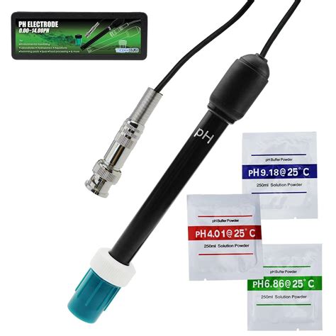 0 14 PH Elektroden Sonde PH Meter Mit Austauschbarem BNC Anschluss