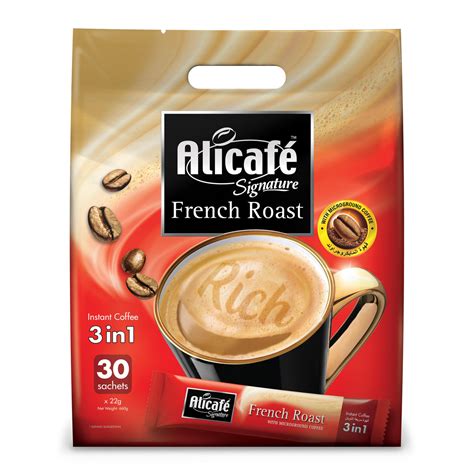 Power Root Alicafe Signature French Roast Instant Coffee 3 In 1 30 X 22