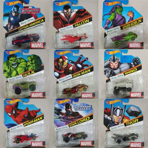Jual Hotwheels Hot Wheels Character Cars Marvel Guardians Of The Galaxy Iron Man Thor Star Lord