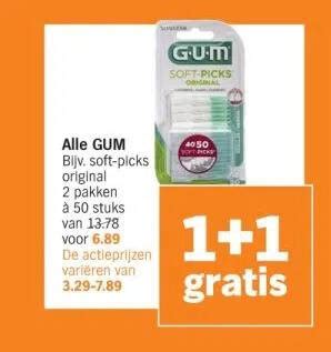 Alle Gum Bijv Soft Picks Original Pakken Stuks Van Voor