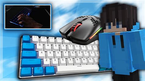 Relaxing Keyboard Mouse Sounds Handcam Very Clicky Hypixel