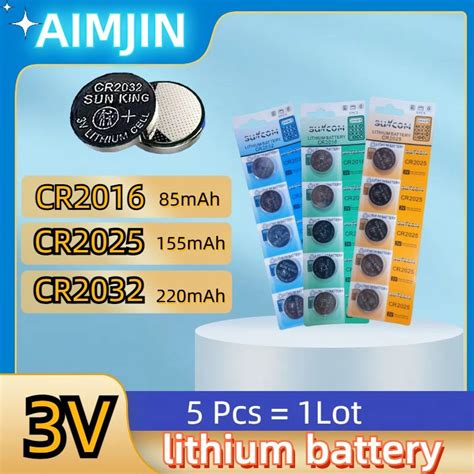 Литиевый аккумулятор 3V CR2032 220mAh Автомобильные часы с ключом, с ...