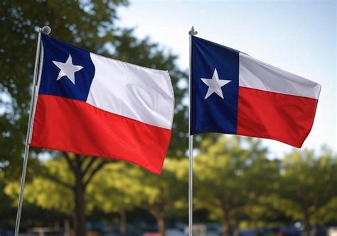 Bandeira Chile E Texas - ¿Por qué se parecen las banderas de Chile y Texas?