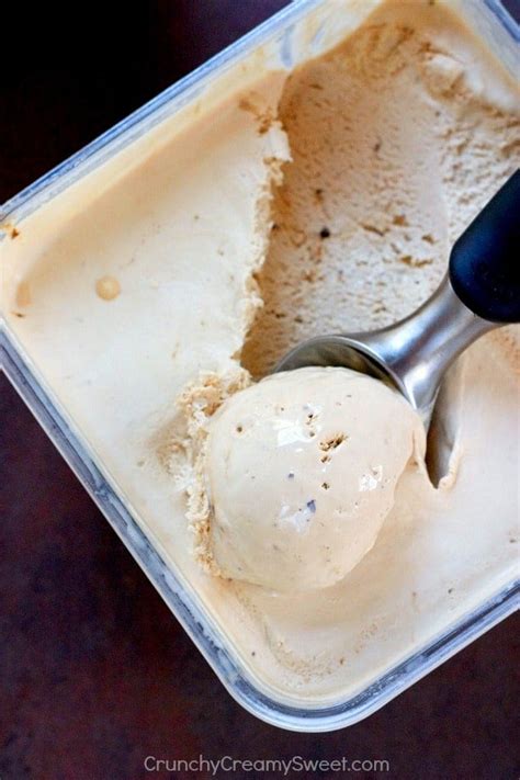 Easy No Churn Coffee Ice Cream Crunchy Creamy Sweet