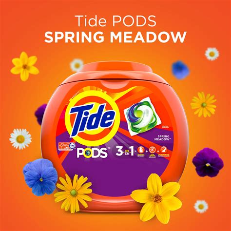 Tide Pods 3 In 1 Laundry Detergent Pacs Spring Meadow Scent 81 Count