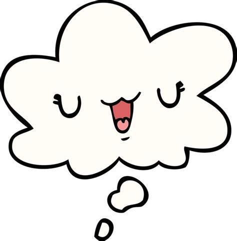 cute happy cartoon face and thought bubble Happy Cartoon, Cartoon Faces, Thought Bubbles, Vector ...