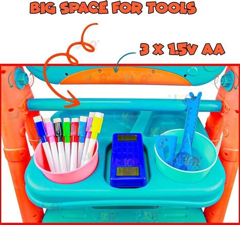 UKR Educational Interactive Easel 2 in 1 Double Sided 6 Learning