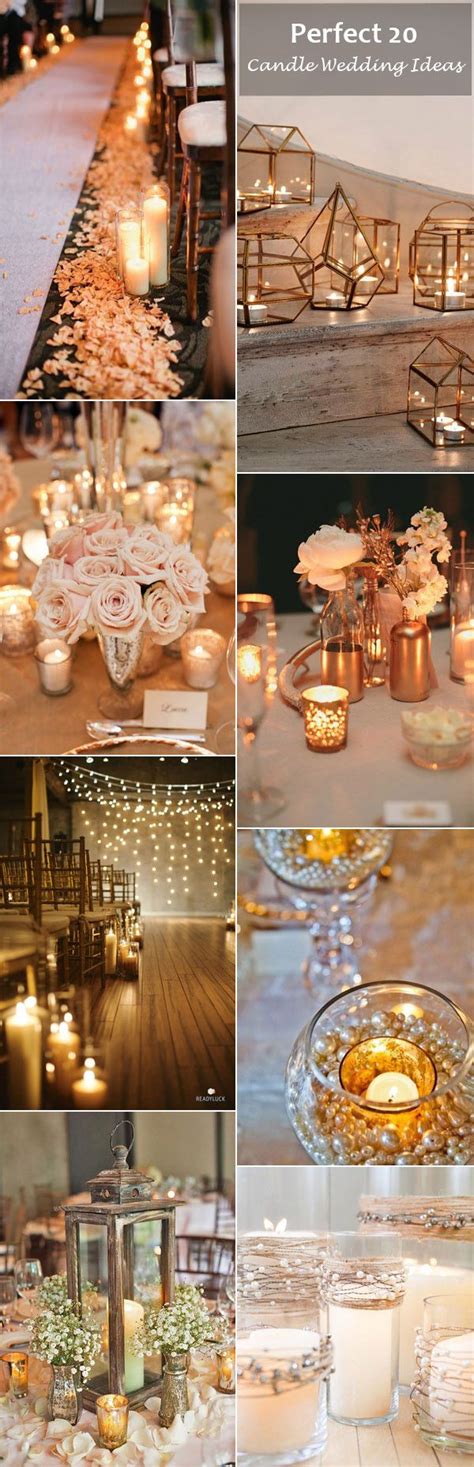 great 20 romantic wedding ideas with candles Wedding Decor Elegant ...