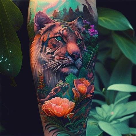 62 Tiger Sleeve Tattoo Ideas - TattooClue.com