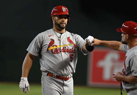 St Louis Cardinals Slugger Albert Pujols Chases Baseball History