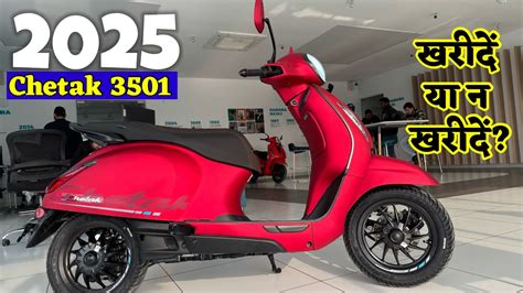 bajaj chetak   model  matte red detailed review youtube