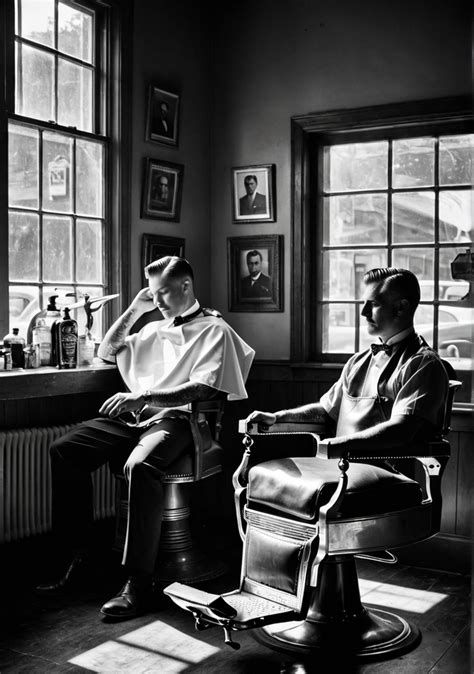 Vintage barber shop interior by Victor Martinez Diaz - Playground