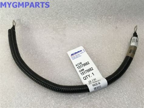 Silverado Sierra Hood Grond Strap Cable 2007 2013 New Oem Gm 15179982 Ebay