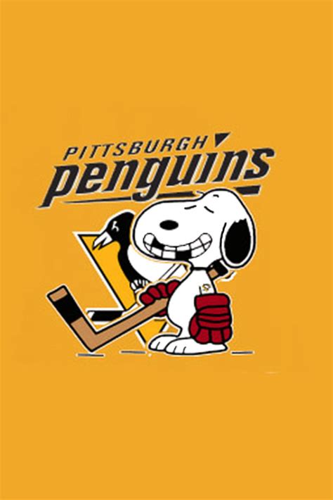 Peanuts Double-Sided Flag - Pittsburgh Penguins Hockey | snoopn4pnuts.com