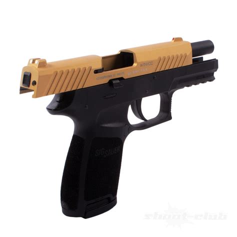 Sig Sauer P Gold Schreckschusspistole Im Kaliber Mm P A K