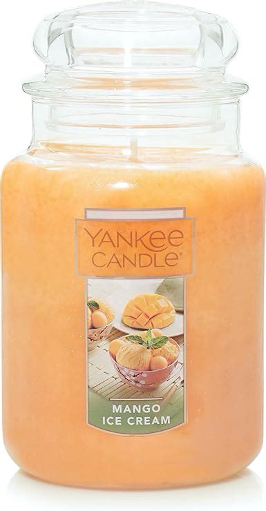 Yankee Candle Mango Ice Cream Large Jar Candle Uk Home And Kitchen