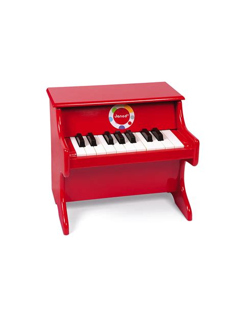 Piano Rouge Confetti Instrument De Musique Enfant Janod