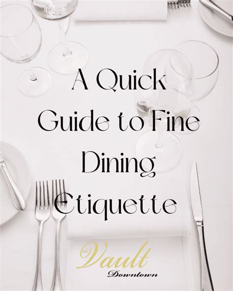 Guide to Fine Dining Etiquette Bluefield | Best Restaurant Withams