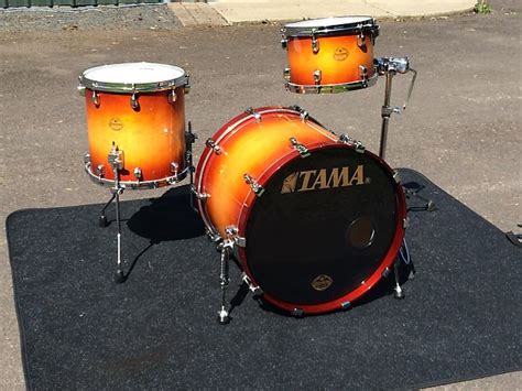 Tama Starclassic Maple 3 Piece Drum Set In Gold Sunburst ~ Reverb