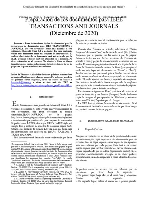2 - Formato-Presentacion-Documentos-Normas-Ieee | PDF | Instituto de ... 