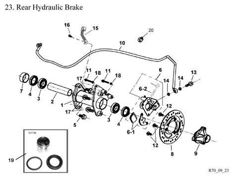 Rear Disc Brake Pads Caliper Rotor Housing Bearing E Ton Eton Viper