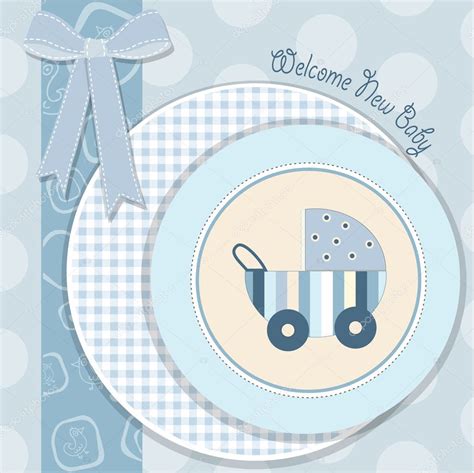 Baby boy announcement card — Stock Photo © ClaudiaBalasoiu #21519231