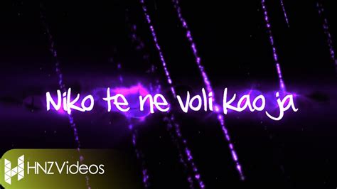 Mr Black Niko Te Ne Voli Kao Ja Official Lyric Video Youtube