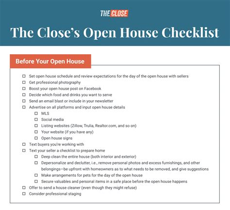 The #1 Open House Checklist Top Agents Use to Get Amazing Results