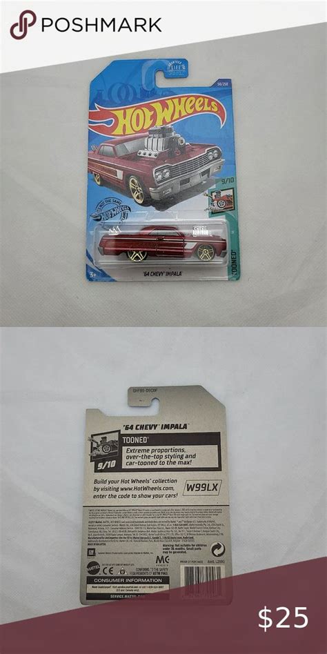 Hot Wheels 64 Chevy Impala TOONED Hot Wheels Chevy Impala Corvette