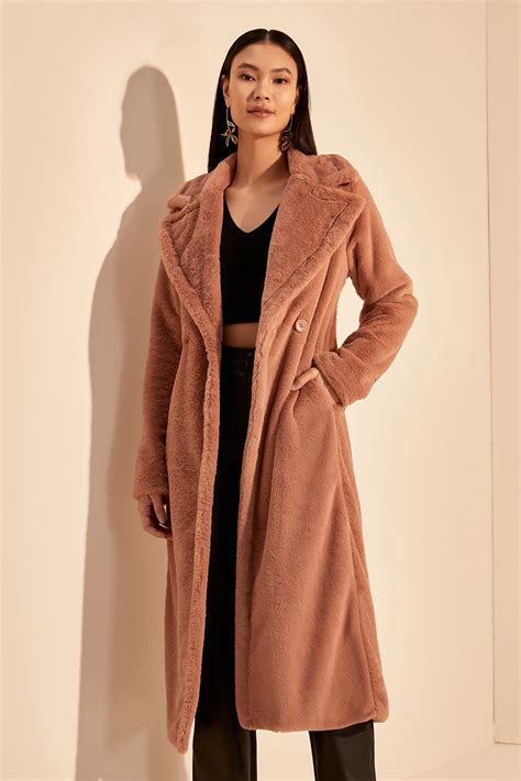CASACO LONGO SKIN NUDE